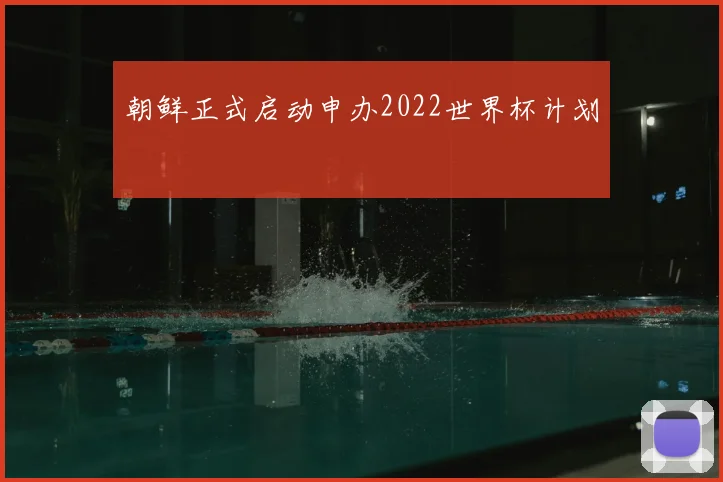 朝鲜正式启动申办2022世界杯计划