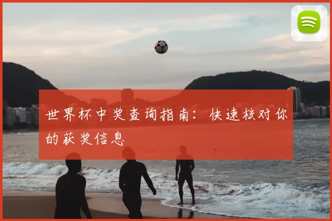 世界杯中奖查询指南：快速核对你的获奖信息