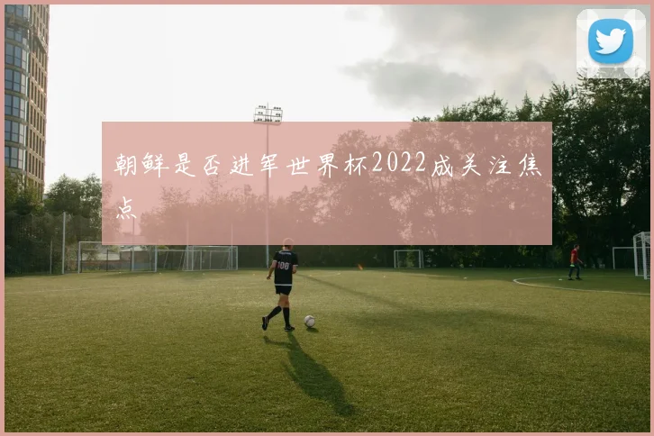 朝鲜是否进军世界杯2022成关注焦点