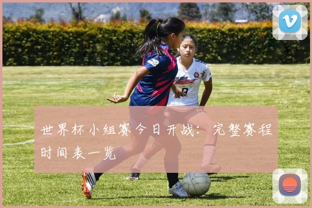 世界杯小组赛今日开战:完整赛程时间表一览