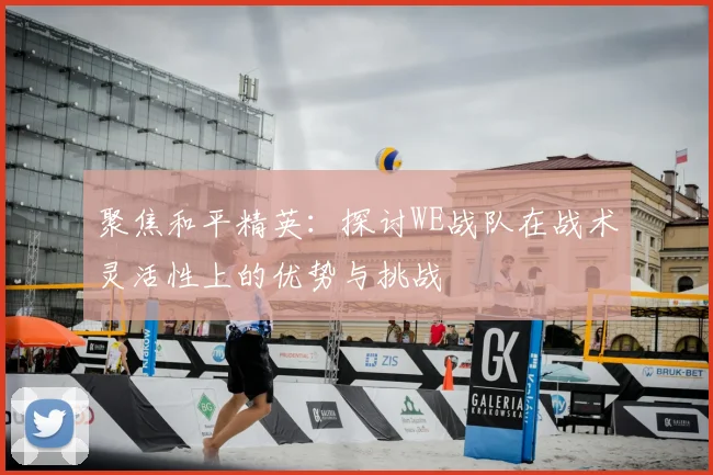 聚焦和平精英:探讨WE战队在战术灵活性上的优势与挑战